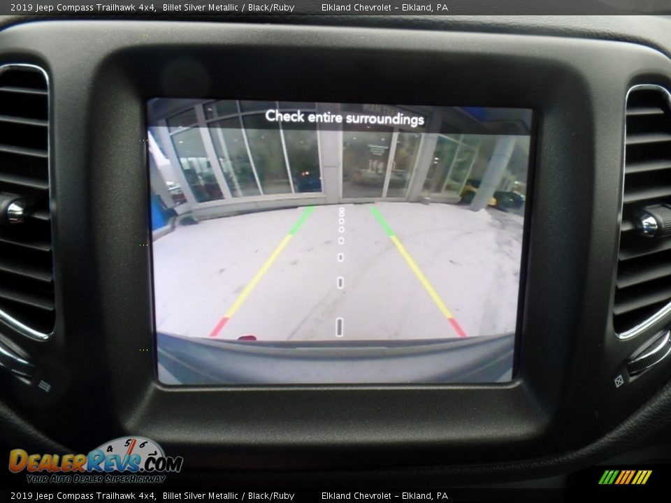 2019 Jeep Compass Trailhawk 4x4 Billet Silver Metallic / Black/Ruby Photo #22