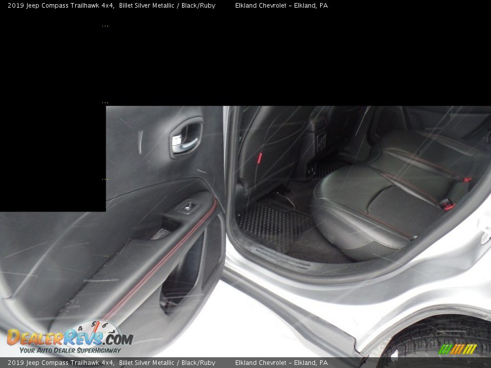 2019 Jeep Compass Trailhawk 4x4 Billet Silver Metallic / Black/Ruby Photo #27