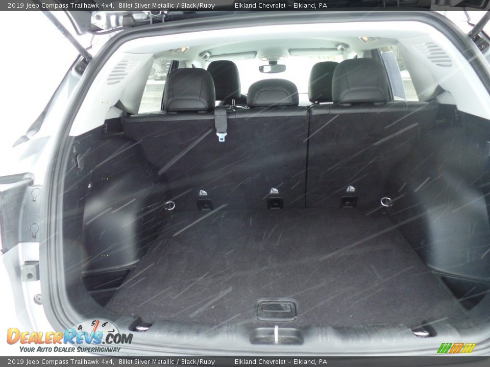 2019 Jeep Compass Trailhawk 4x4 Billet Silver Metallic / Black/Ruby Photo #29