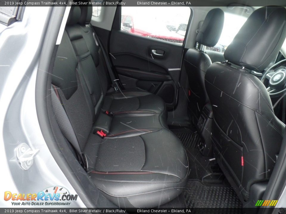 2019 Jeep Compass Trailhawk 4x4 Billet Silver Metallic / Black/Ruby Photo #31