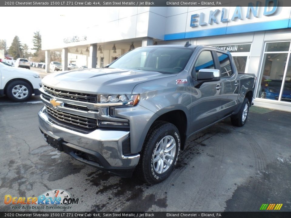 2020 Chevrolet Silverado 1500 LT Z71 Crew Cab 4x4 Satin Steel Metallic / Jet Black Photo #1