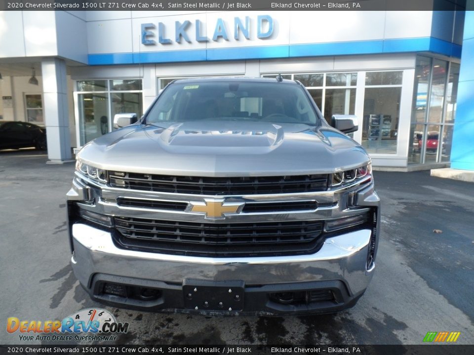 2020 Chevrolet Silverado 1500 LT Z71 Crew Cab 4x4 Satin Steel Metallic / Jet Black Photo #2