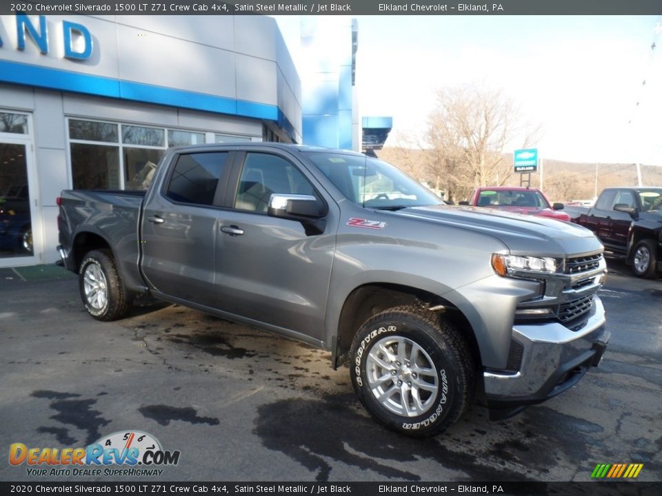 2020 Chevrolet Silverado 1500 LT Z71 Crew Cab 4x4 Satin Steel Metallic / Jet Black Photo #4