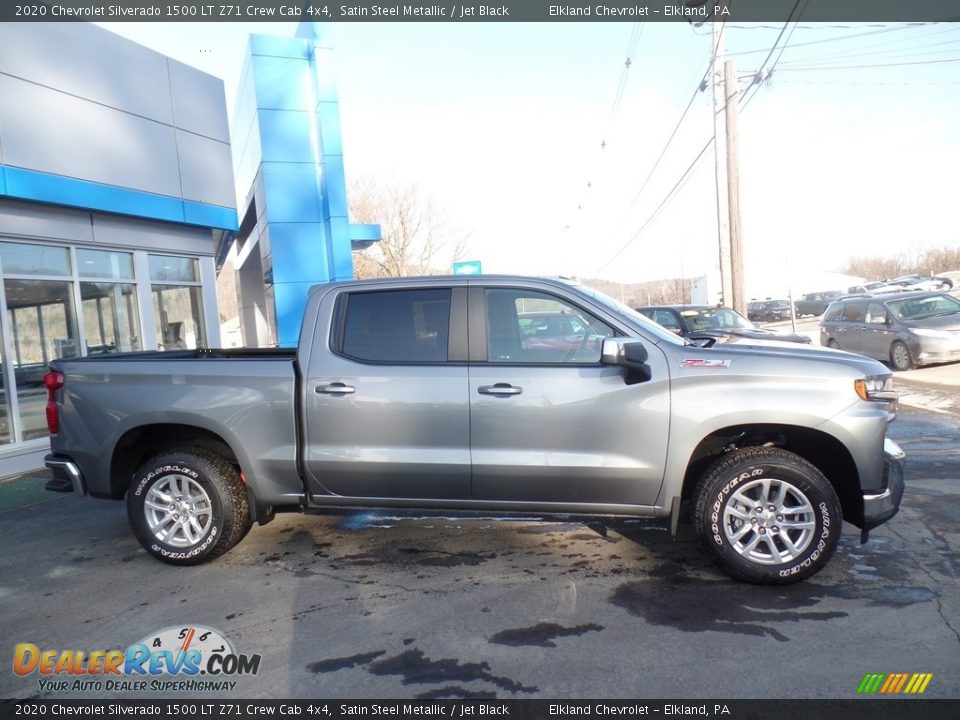 2020 Chevrolet Silverado 1500 LT Z71 Crew Cab 4x4 Satin Steel Metallic / Jet Black Photo #5