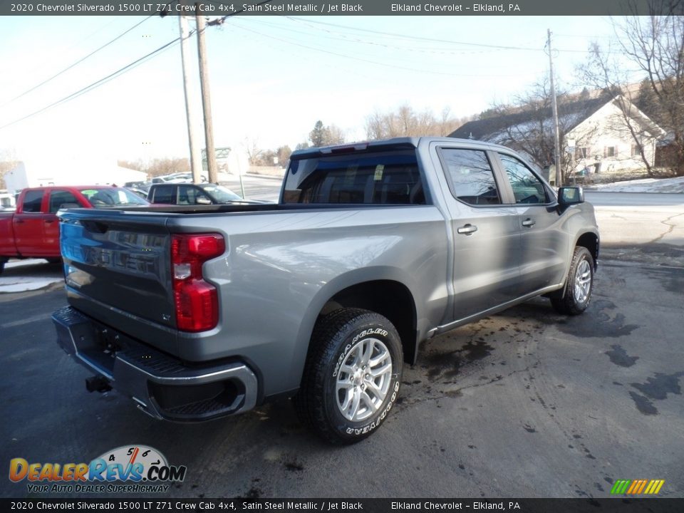 2020 Chevrolet Silverado 1500 LT Z71 Crew Cab 4x4 Satin Steel Metallic / Jet Black Photo #6