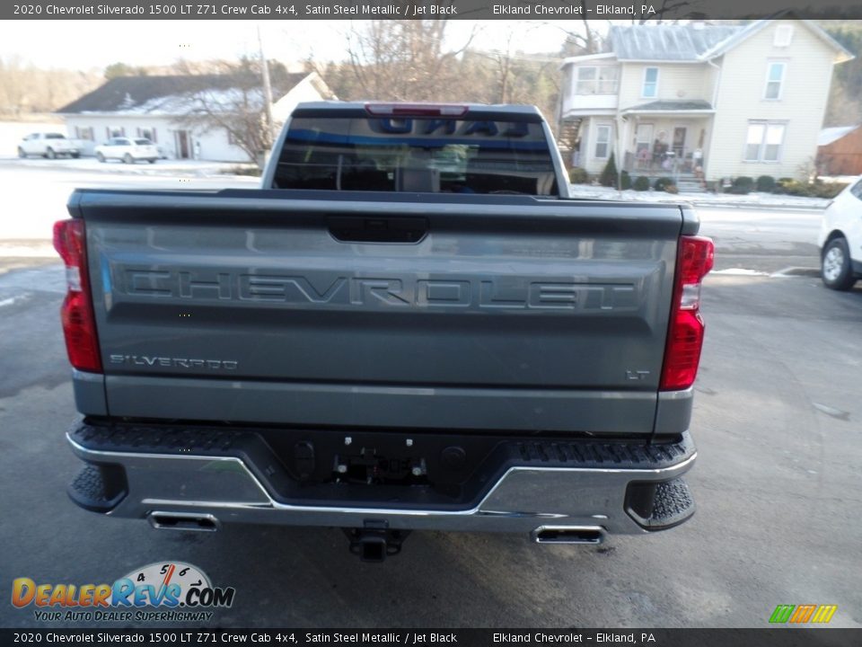 2020 Chevrolet Silverado 1500 LT Z71 Crew Cab 4x4 Satin Steel Metallic / Jet Black Photo #7