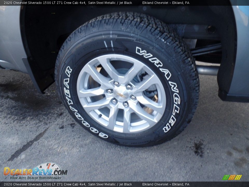 2020 Chevrolet Silverado 1500 LT Z71 Crew Cab 4x4 Satin Steel Metallic / Jet Black Photo #11