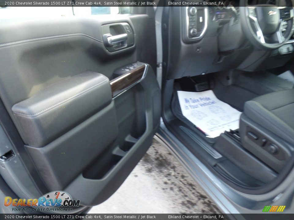 2020 Chevrolet Silverado 1500 LT Z71 Crew Cab 4x4 Satin Steel Metallic / Jet Black Photo #15