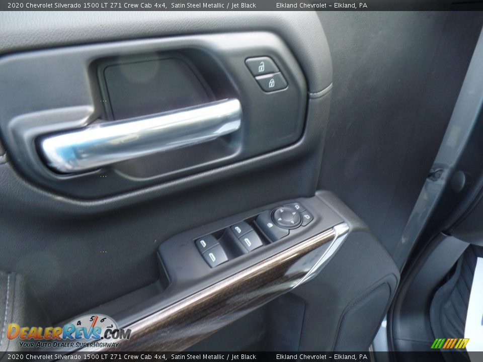 2020 Chevrolet Silverado 1500 LT Z71 Crew Cab 4x4 Satin Steel Metallic / Jet Black Photo #16