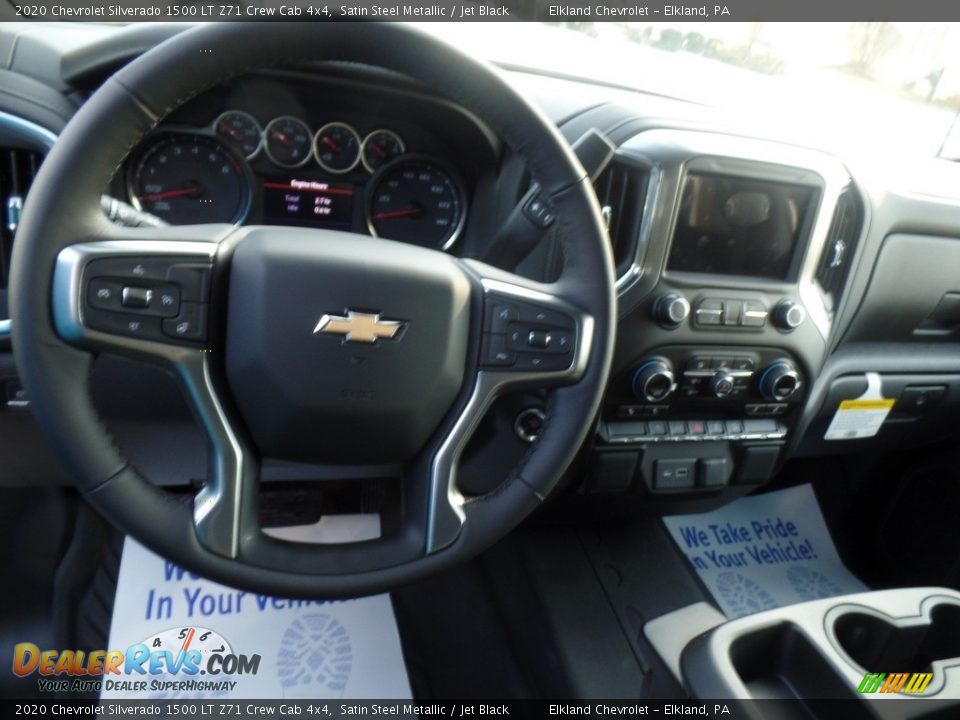 2020 Chevrolet Silverado 1500 LT Z71 Crew Cab 4x4 Satin Steel Metallic / Jet Black Photo #21