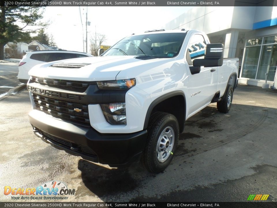 Summit White 2020 Chevrolet Silverado 2500HD Work Truck Regular Cab 4x4 Photo #2