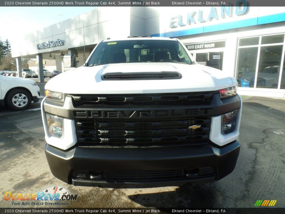 2020 Chevrolet Silverado 2500HD Work Truck Regular Cab 4x4 Summit White / Jet Black Photo #3