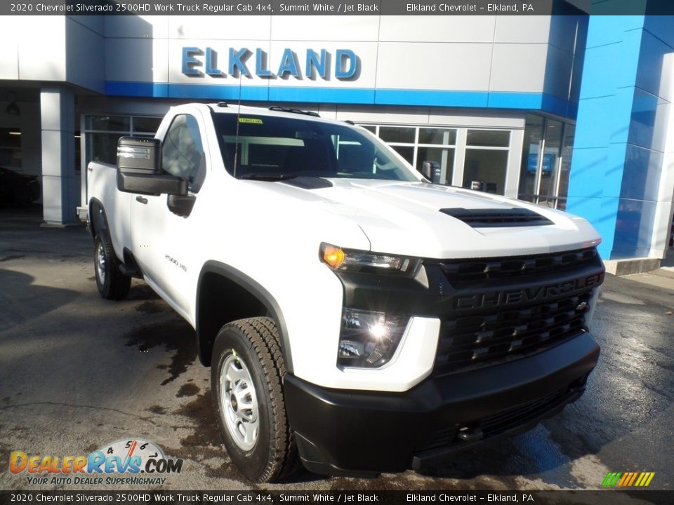 2020 Chevrolet Silverado 2500HD Work Truck Regular Cab 4x4 Summit White / Jet Black Photo #4