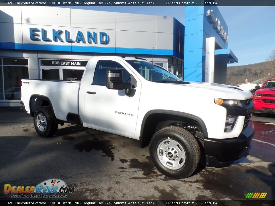 2020 Chevrolet Silverado 2500HD Work Truck Regular Cab 4x4 Summit White / Jet Black Photo #5
