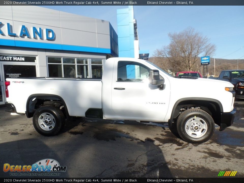 2020 Chevrolet Silverado 2500HD Work Truck Regular Cab 4x4 Summit White / Jet Black Photo #6