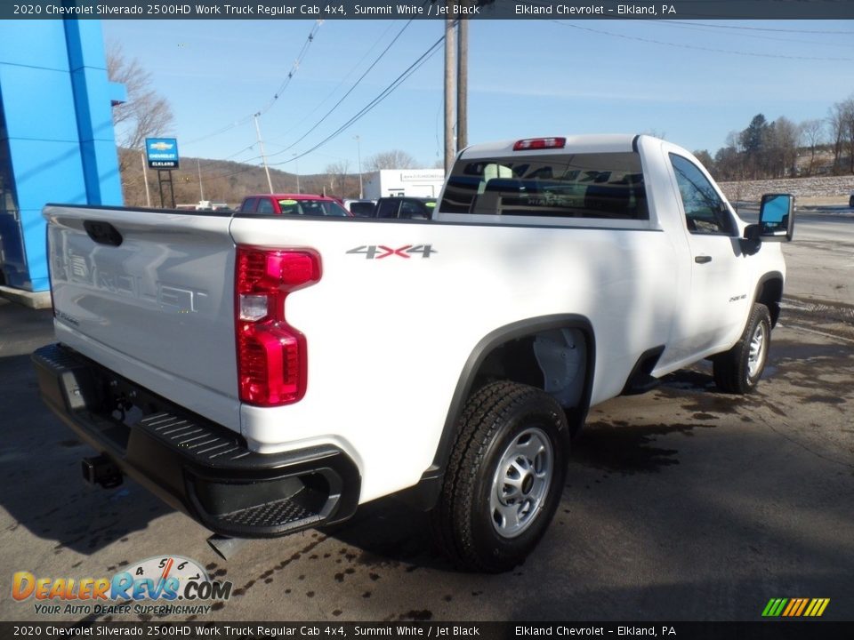 2020 Chevrolet Silverado 2500HD Work Truck Regular Cab 4x4 Summit White / Jet Black Photo #7