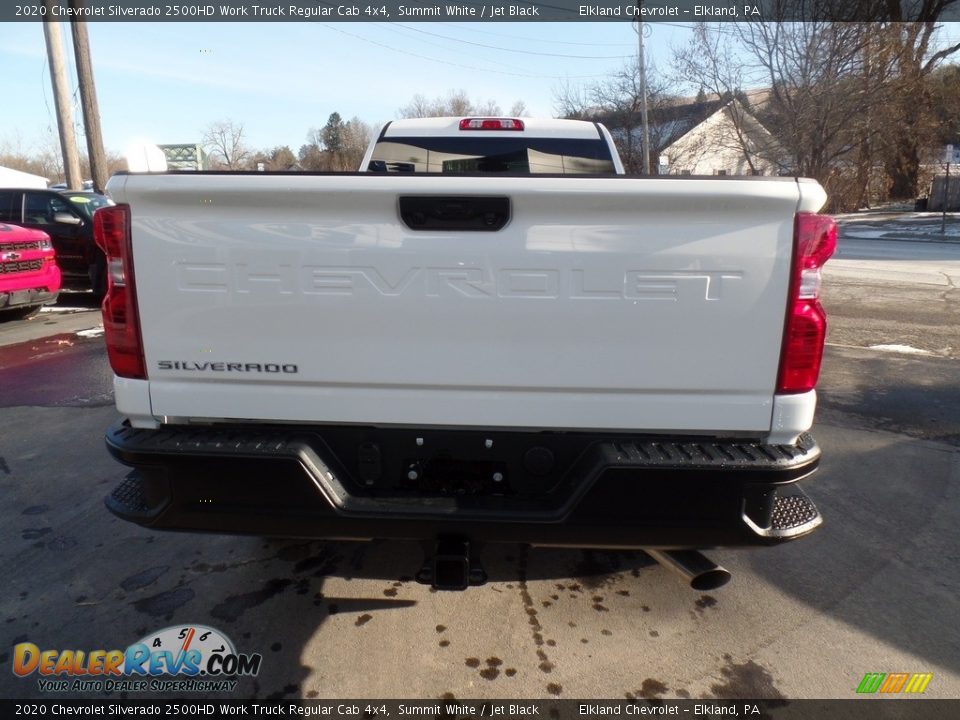 2020 Chevrolet Silverado 2500HD Work Truck Regular Cab 4x4 Summit White / Jet Black Photo #8