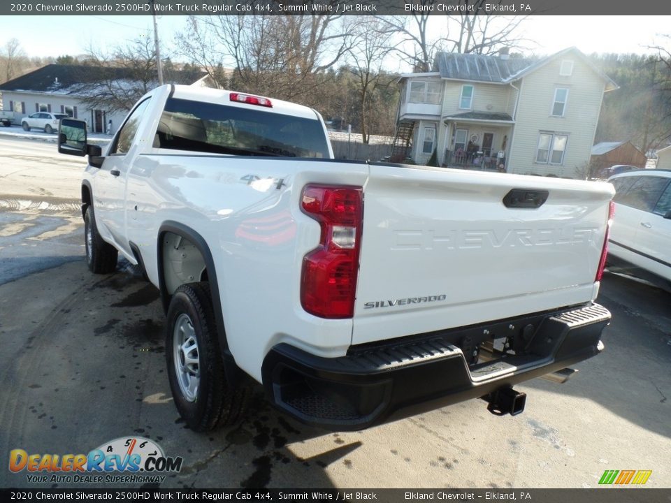 2020 Chevrolet Silverado 2500HD Work Truck Regular Cab 4x4 Summit White / Jet Black Photo #9