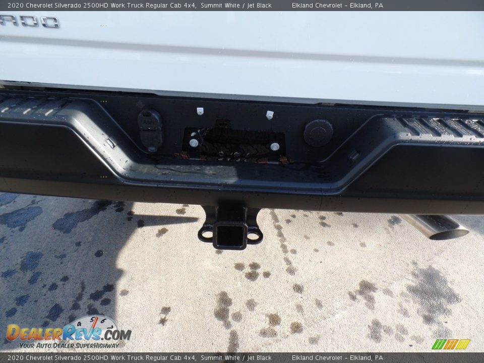 2020 Chevrolet Silverado 2500HD Work Truck Regular Cab 4x4 Summit White / Jet Black Photo #12