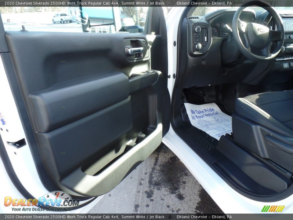 2020 Chevrolet Silverado 2500HD Work Truck Regular Cab 4x4 Summit White / Jet Black Photo #15