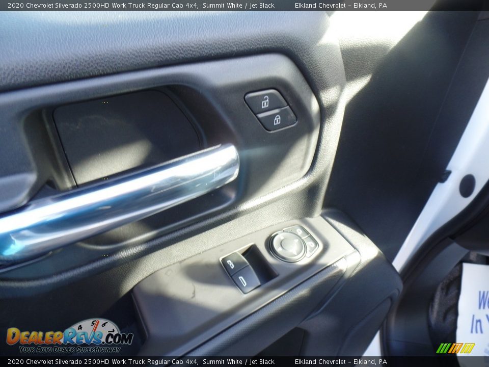 2020 Chevrolet Silverado 2500HD Work Truck Regular Cab 4x4 Summit White / Jet Black Photo #17