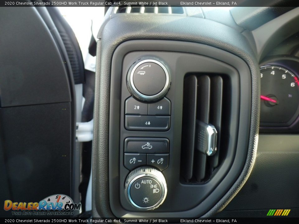 2020 Chevrolet Silverado 2500HD Work Truck Regular Cab 4x4 Summit White / Jet Black Photo #22