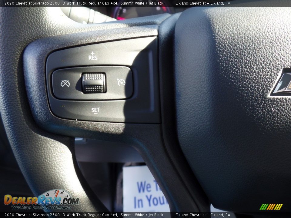 2020 Chevrolet Silverado 2500HD Work Truck Regular Cab 4x4 Summit White / Jet Black Photo #23