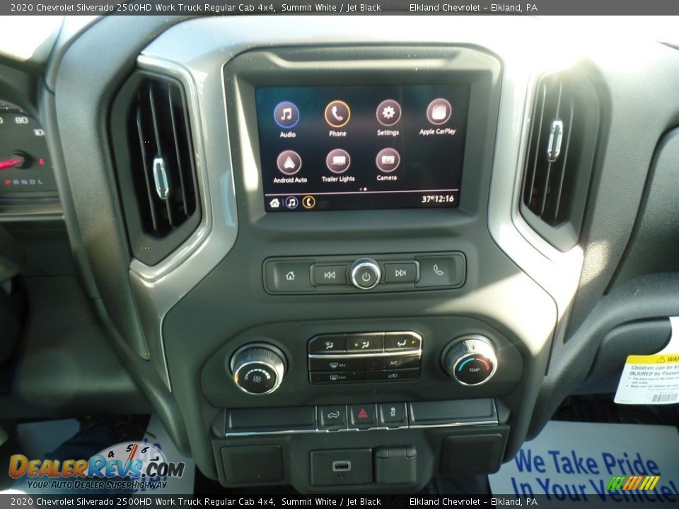 2020 Chevrolet Silverado 2500HD Work Truck Regular Cab 4x4 Summit White / Jet Black Photo #24