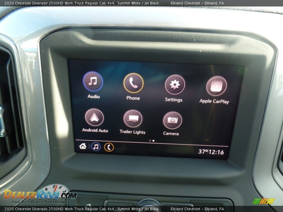 2020 Chevrolet Silverado 2500HD Work Truck Regular Cab 4x4 Summit White / Jet Black Photo #25