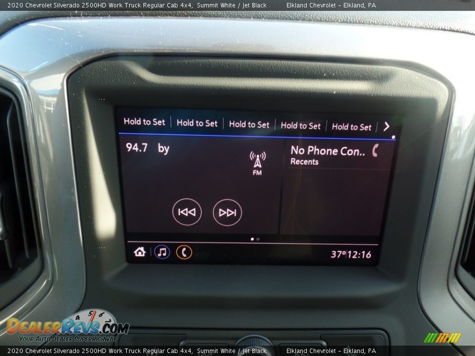 2020 Chevrolet Silverado 2500HD Work Truck Regular Cab 4x4 Summit White / Jet Black Photo #26