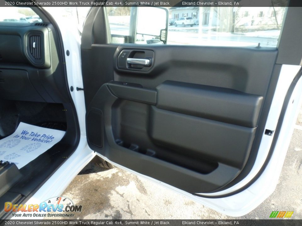 2020 Chevrolet Silverado 2500HD Work Truck Regular Cab 4x4 Summit White / Jet Black Photo #31