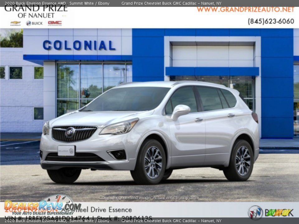 2020 Buick Envision Essence AWD Summit White / Ebony Photo #1