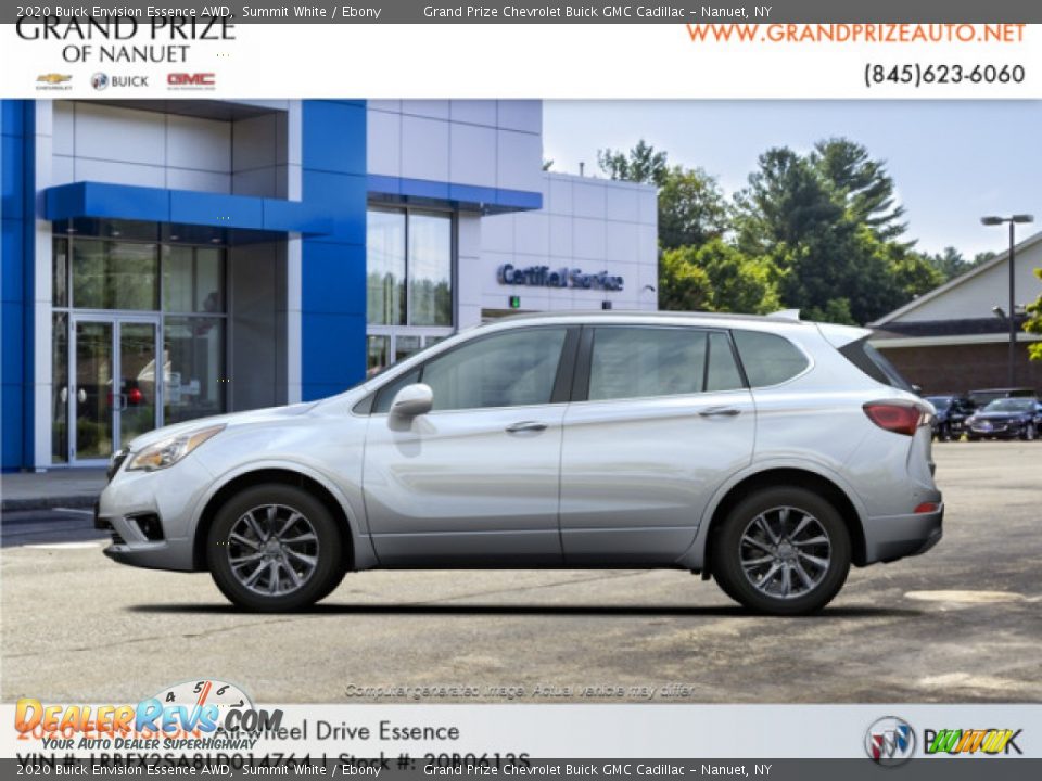 2020 Buick Envision Essence AWD Summit White / Ebony Photo #2