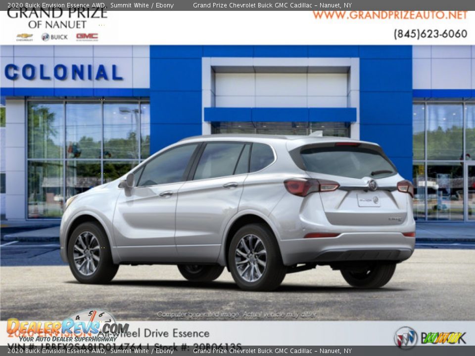 2020 Buick Envision Essence AWD Summit White / Ebony Photo #3