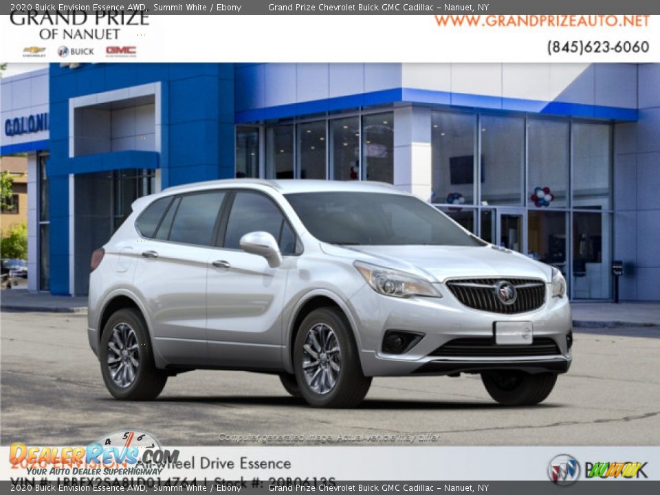 2020 Buick Envision Essence AWD Summit White / Ebony Photo #4