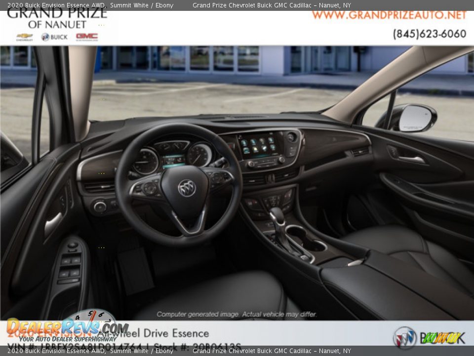 2020 Buick Envision Essence AWD Summit White / Ebony Photo #5