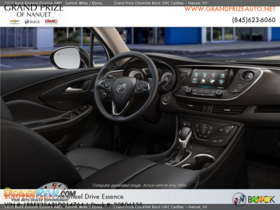 2020 Buick Envision Essence AWD Summit White / Ebony Photo #6