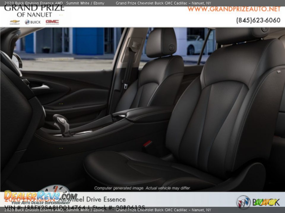 2020 Buick Envision Essence AWD Summit White / Ebony Photo #8