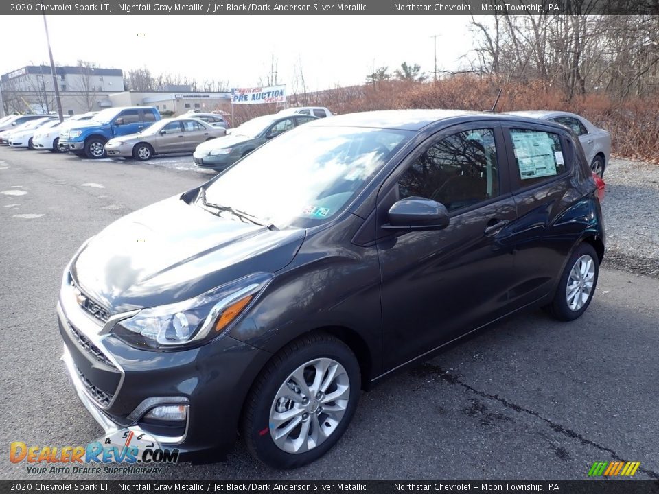 2020 Chevrolet Spark LT Nightfall Gray Metallic / Jet Black/Dark Anderson Silver Metallic Photo #1
