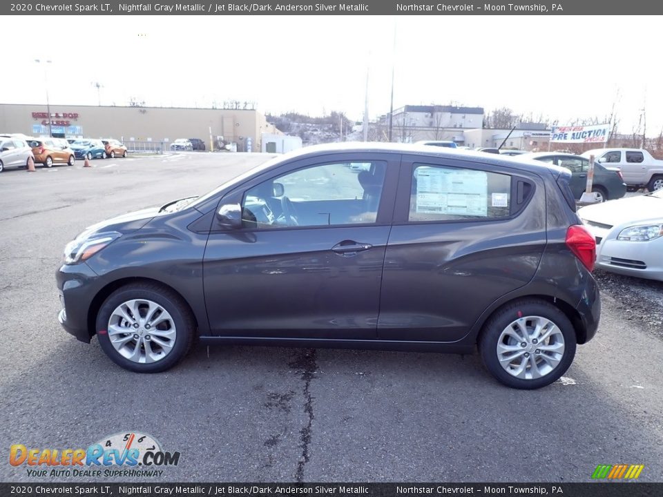 2020 Chevrolet Spark LT Nightfall Gray Metallic / Jet Black/Dark Anderson Silver Metallic Photo #2