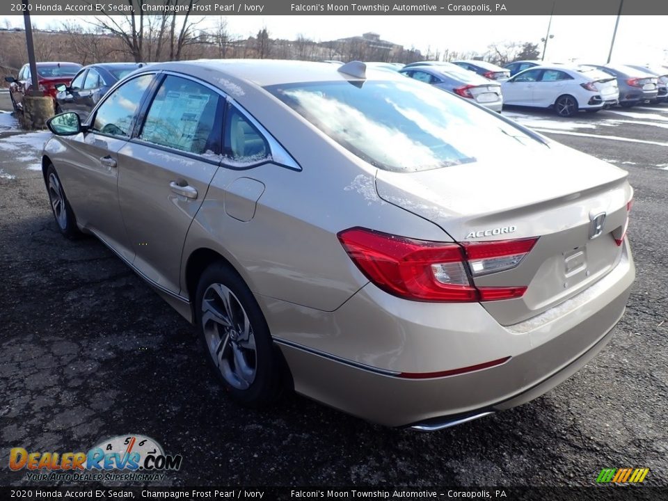 2020 Honda Accord EX Sedan Champagne Frost Pearl / Ivory Photo #3