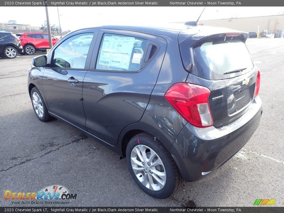 2020 Chevrolet Spark LT Nightfall Gray Metallic / Jet Black/Dark Anderson Silver Metallic Photo #3