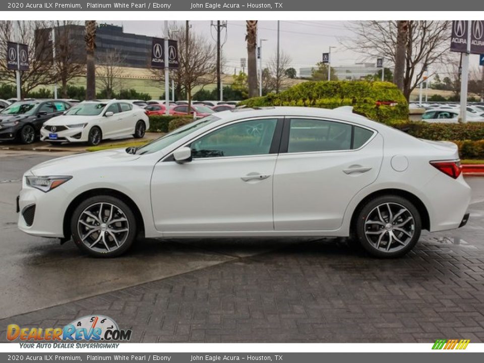 2020 Acura ILX Premium Platinum White Pearl / Ebony Photo #4