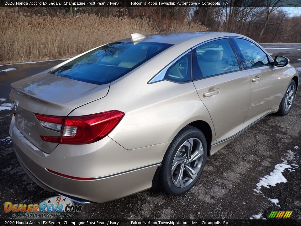 2020 Honda Accord EX Sedan Champagne Frost Pearl / Ivory Photo #5