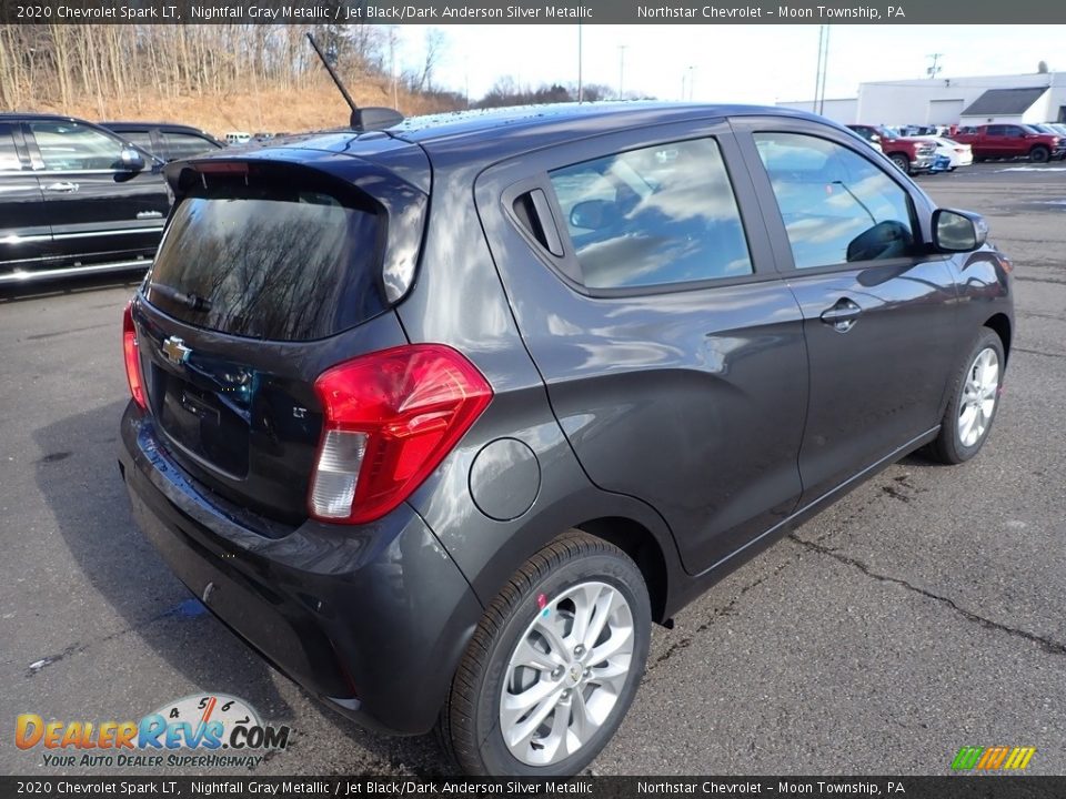 2020 Chevrolet Spark LT Nightfall Gray Metallic / Jet Black/Dark Anderson Silver Metallic Photo #5