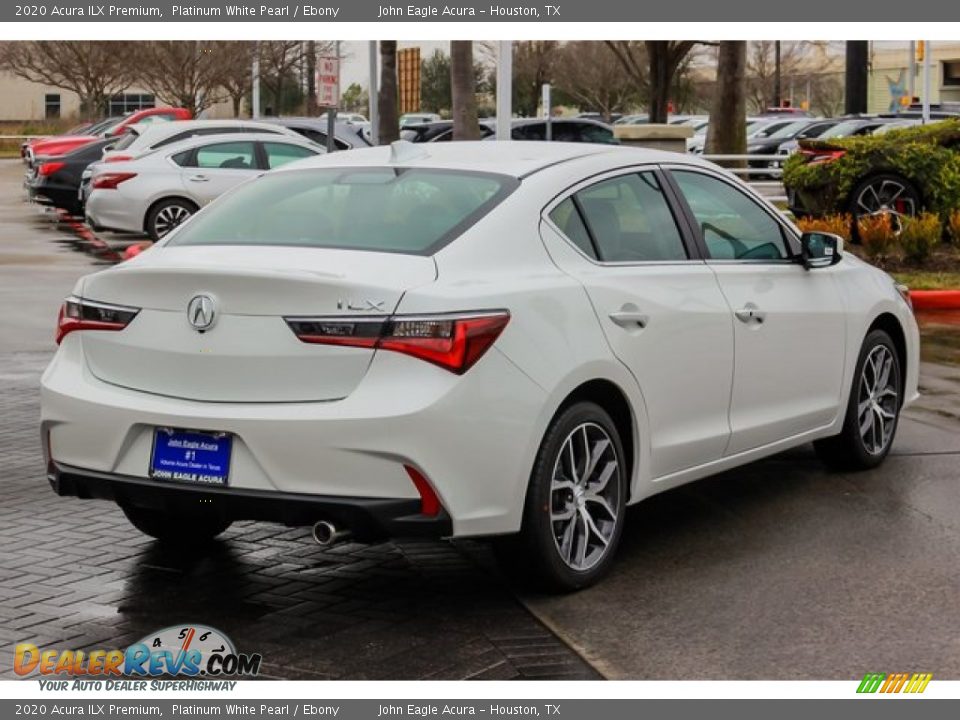 2020 Acura ILX Premium Platinum White Pearl / Ebony Photo #7