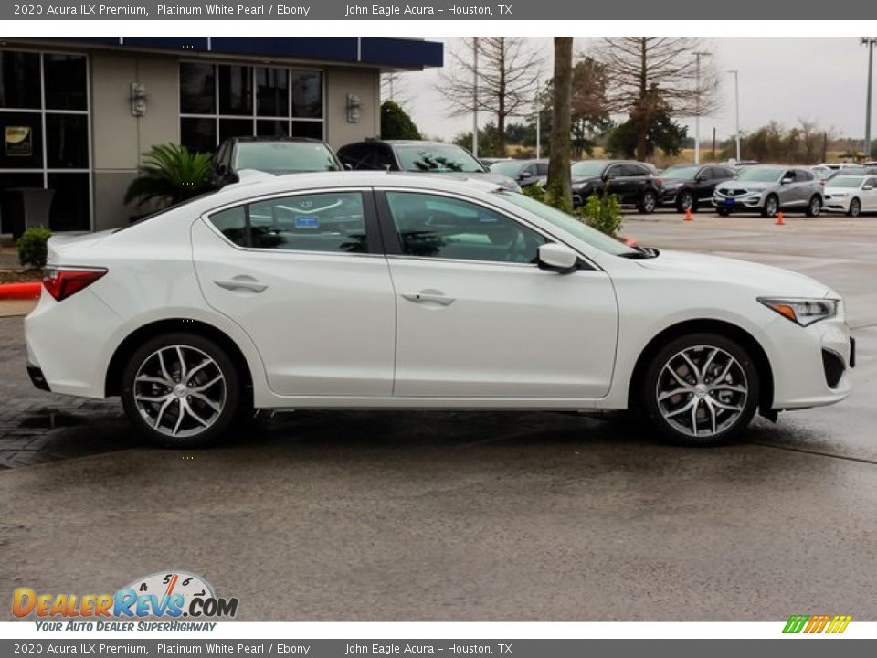 2020 Acura ILX Premium Platinum White Pearl / Ebony Photo #8