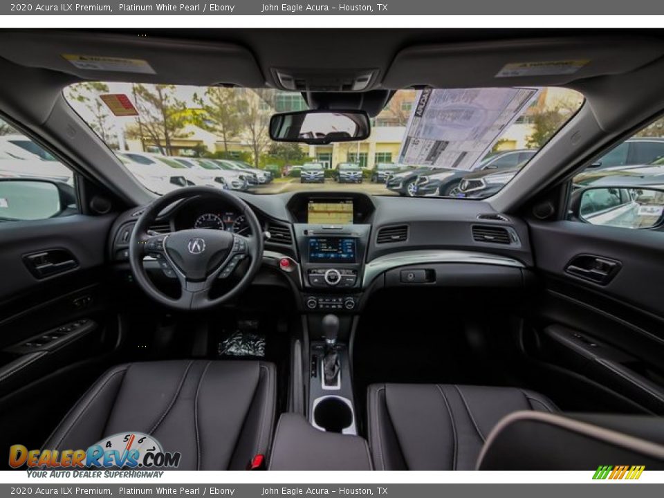 2020 Acura ILX Premium Platinum White Pearl / Ebony Photo #9