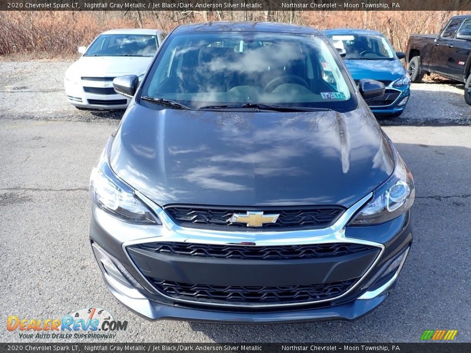 2020 Chevrolet Spark LT Nightfall Gray Metallic / Jet Black/Dark Anderson Silver Metallic Photo #8
