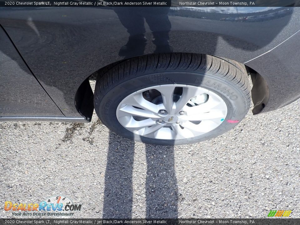 2020 Chevrolet Spark LT Nightfall Gray Metallic / Jet Black/Dark Anderson Silver Metallic Photo #9